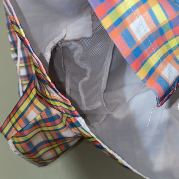 Parke & Ronan Angelo retro plaid swim trunks - Picture 4 of 7